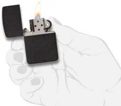 1941 Replica Black Crackle Lighter
