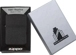 1941 Replica Black Crackle Lighter