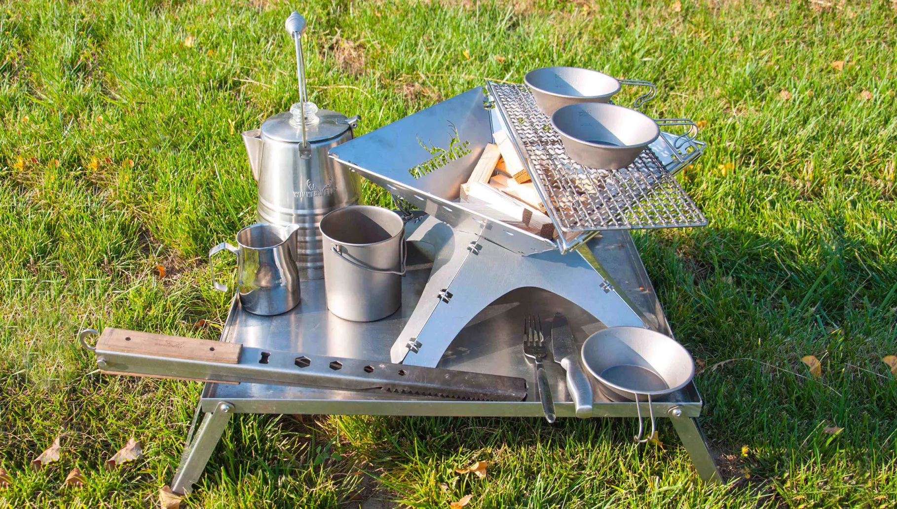 Accessory Table for Large Flat Firepit