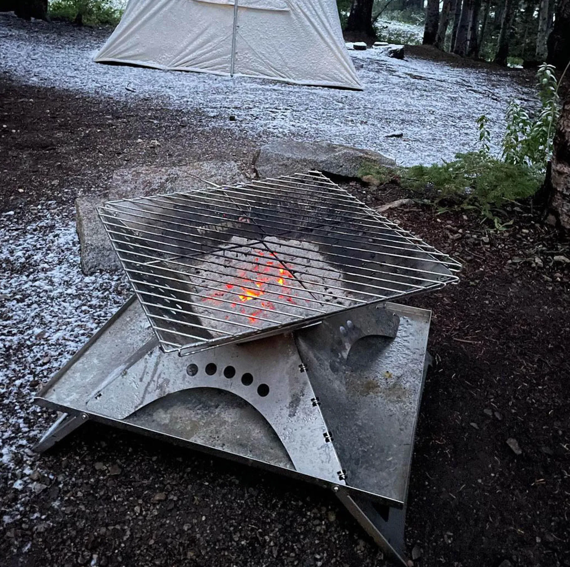 Accessory Table for X-Large Flat Firepit