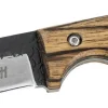 AISI-420 Steel Knife, Zebra Wood
