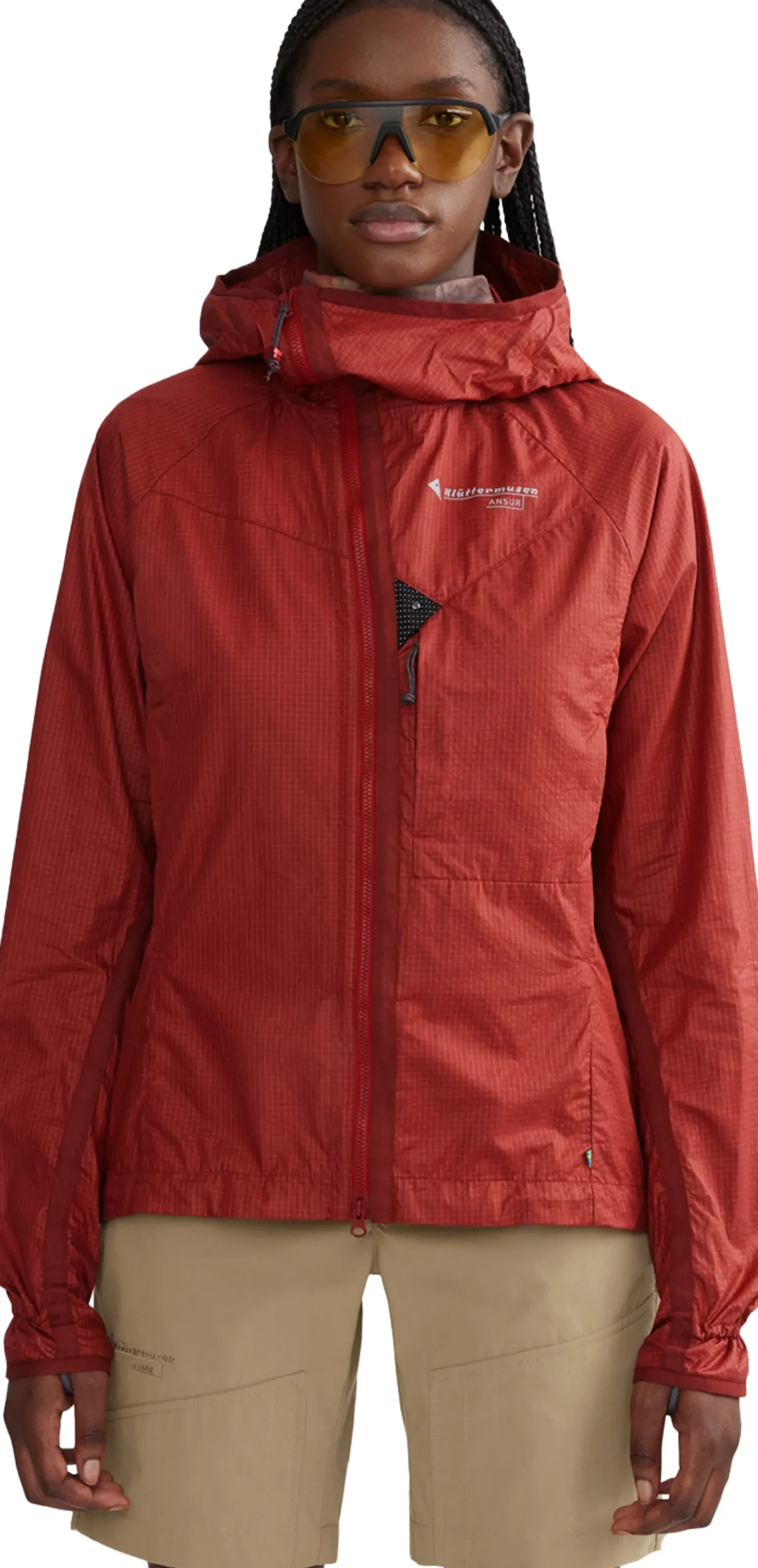 Ansur Hooded Wind Jacket Dame
