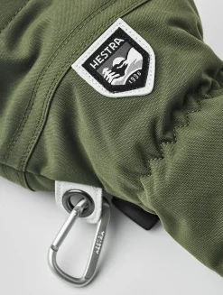Army Leather Heli Ski 3-Finger Skihandsker