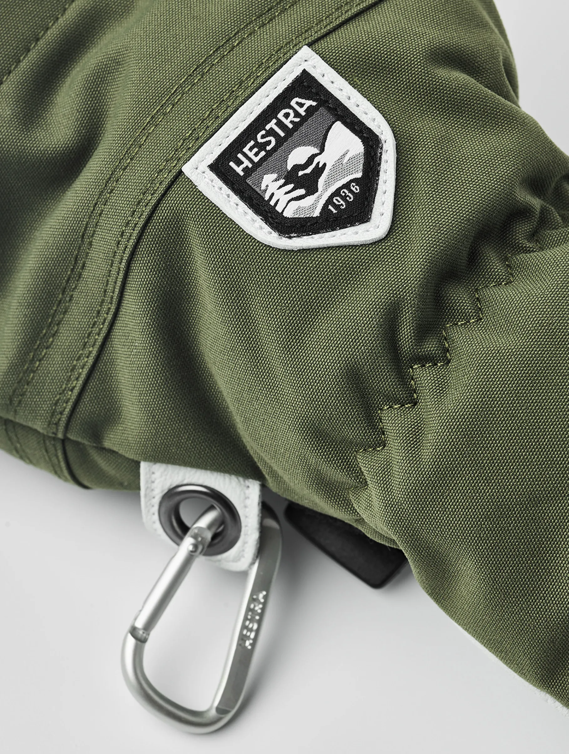 Army Leather Heli Ski 3-Finger Skihandsker