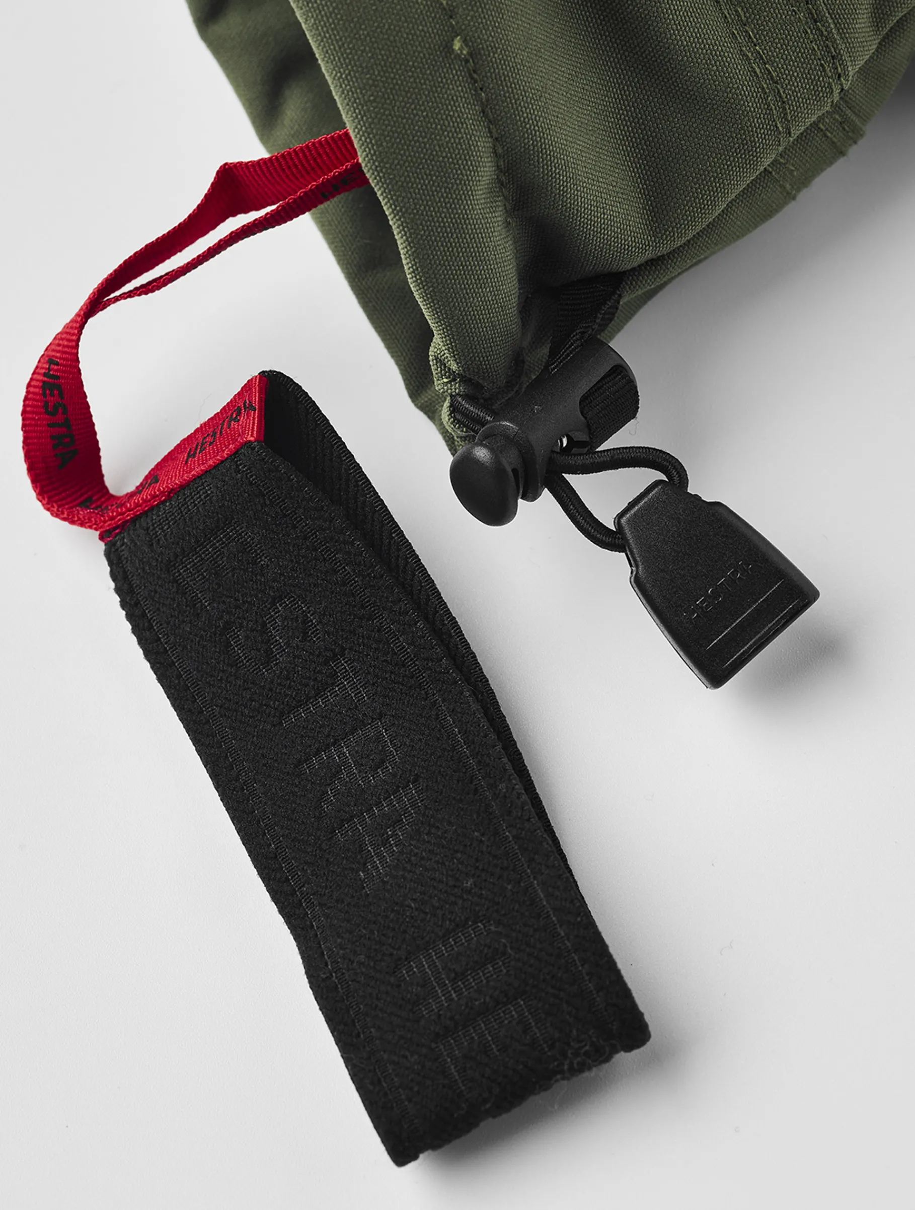 Army Leather Heli Ski 3-Finger Skihandsker