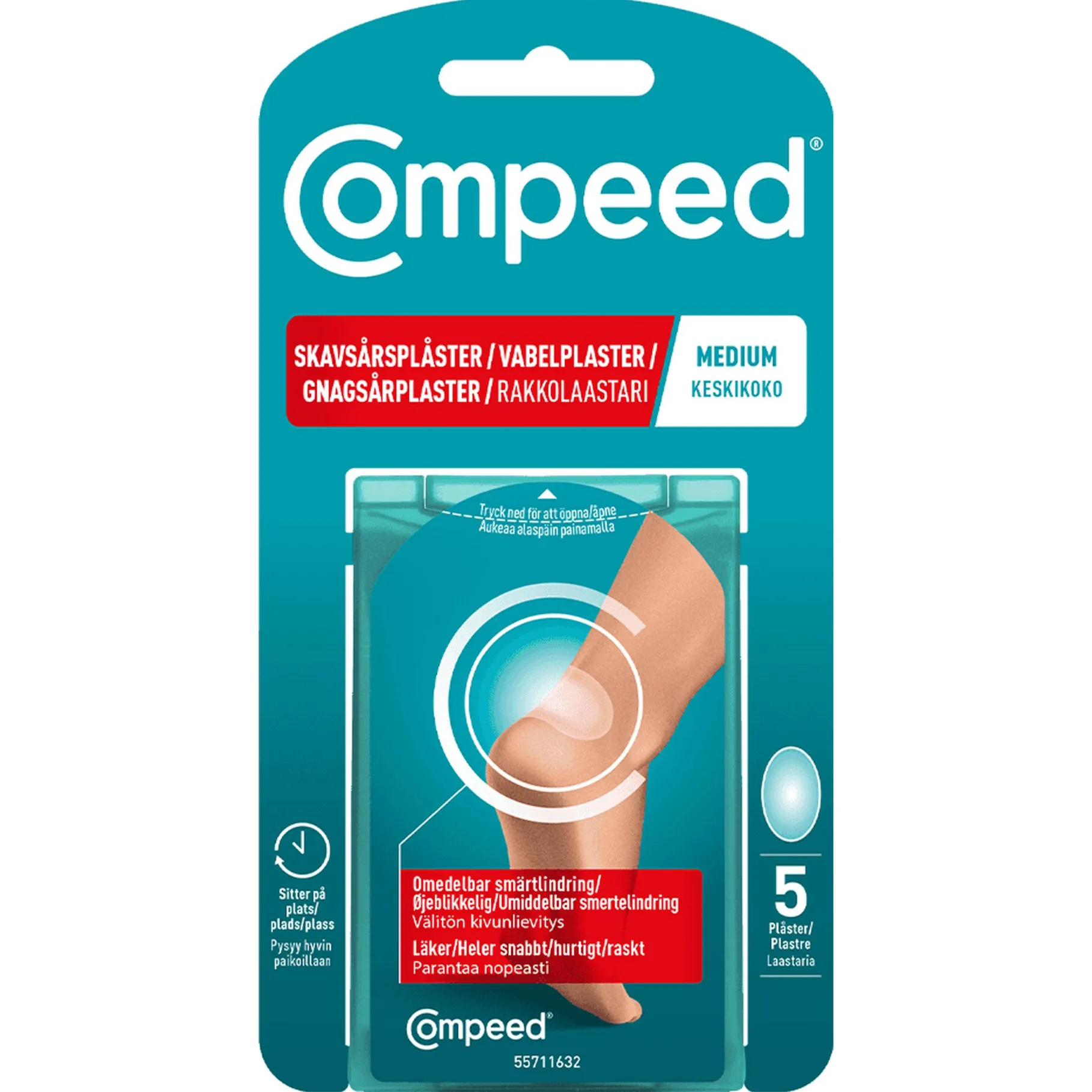 Blister Medium Plasters