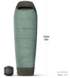 Boab Synthetic Sleeping Bag -1C/30F Regular Fibersovepose