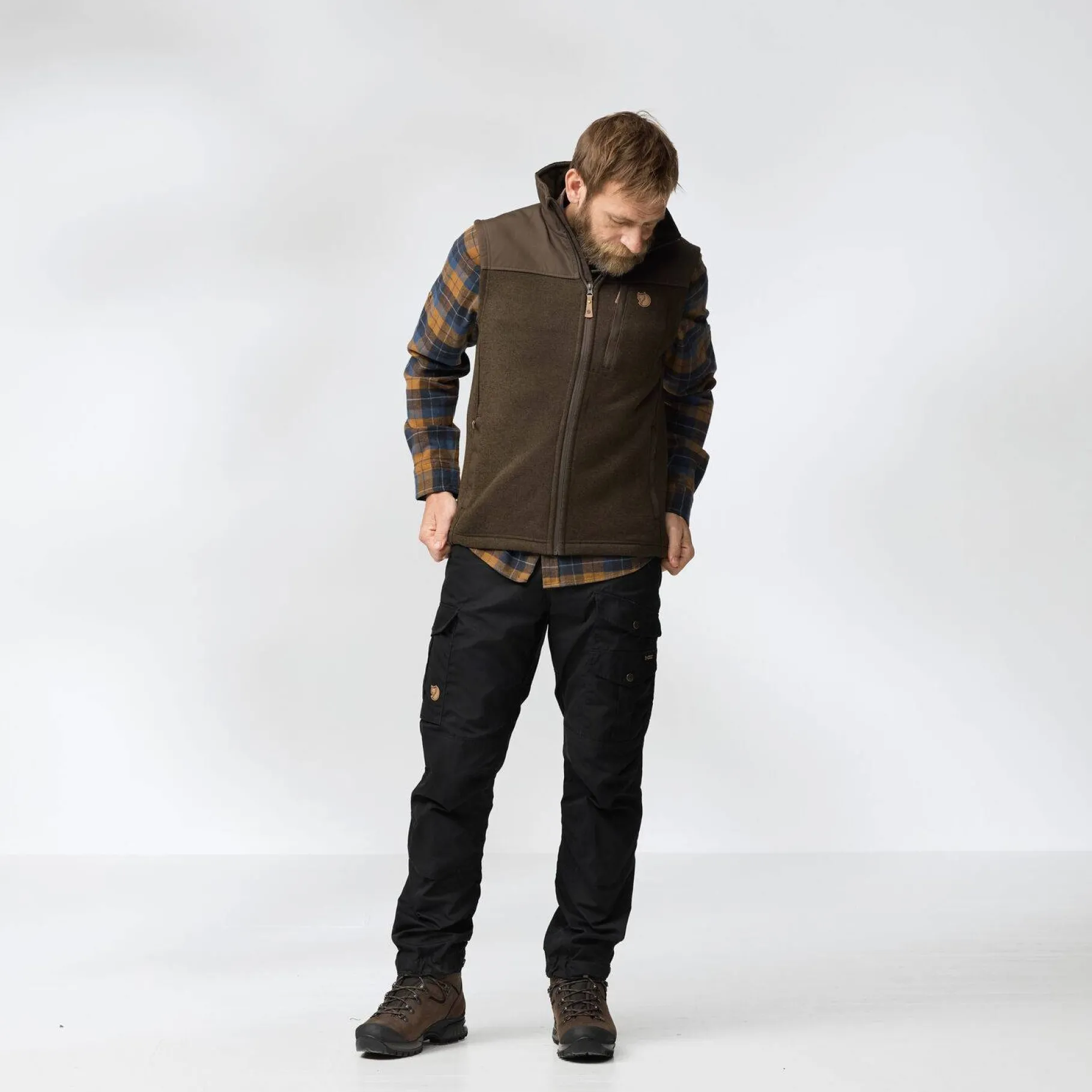 Buck Fleece Vest Herre