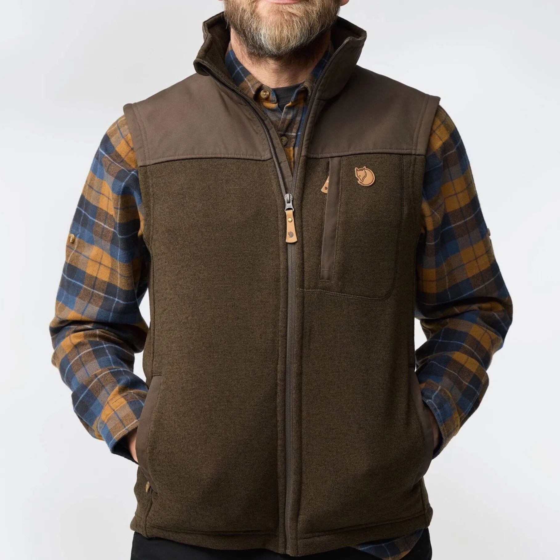 Buck Fleece Vest Herre