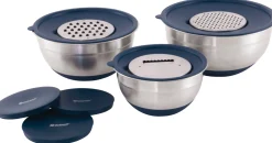 Chef Bowl Set with Lids & Graters