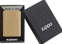 Classic Brushed Brass Lighter