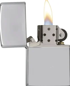 Classic High Polish Chrome Lighter