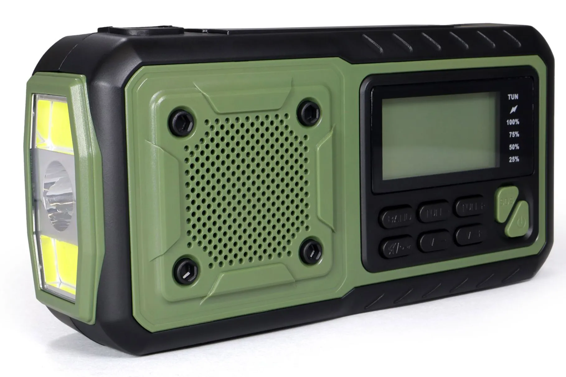 Crank Radio Multi Nødradio med Håndsving
