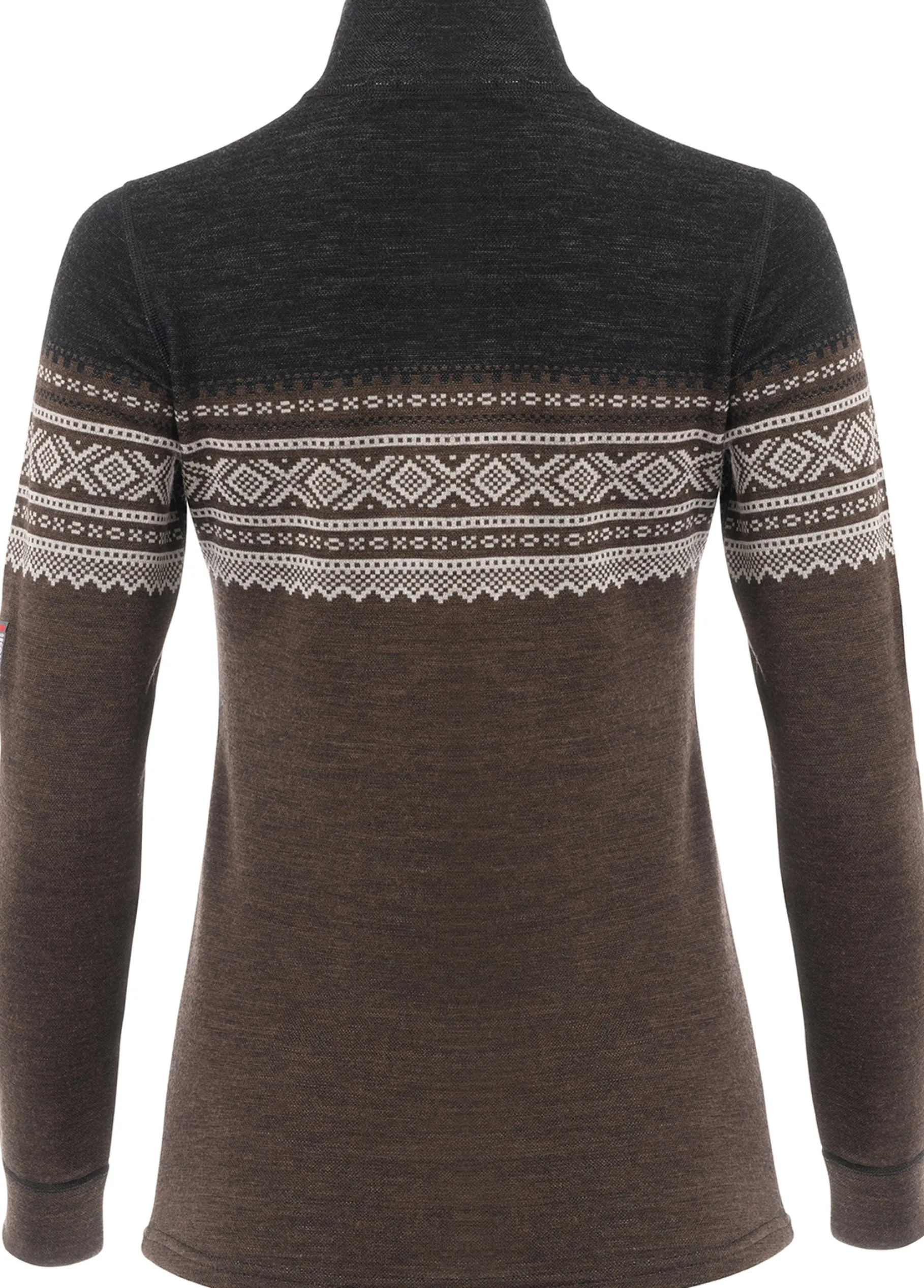 DesignWool Marius Mock Neck with Zip Dame