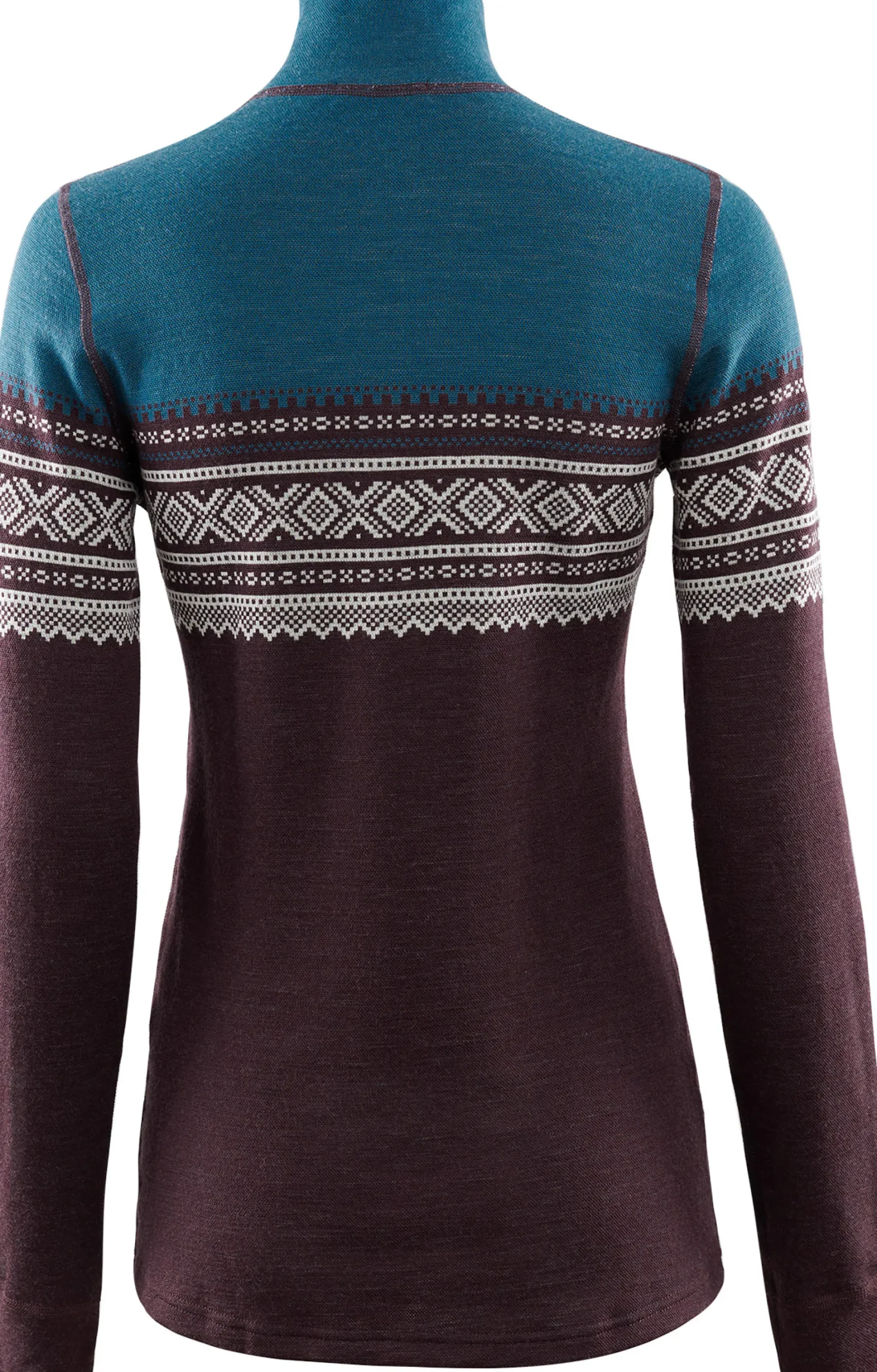DesignWool Marius Mock Neck with Zip Dame