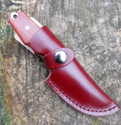 Drop Point Belt Knife Sandalwood AISI 440