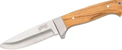 Drop Point Olive Wood Belt Knife AISI 420