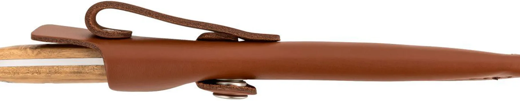 Drop Point Olive Wood Belt Knife AISI 420