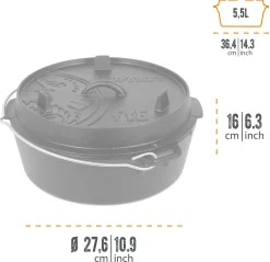Dutch Oven FT6 Plane Bottom