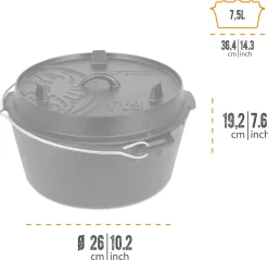 Dutch Oven FT9 Plane Bottom