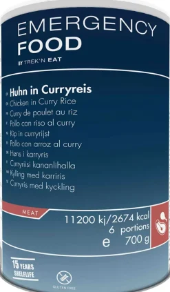 Emergency Food Chicken in Curry Rice, 6 portioner