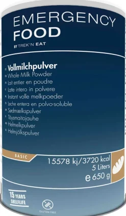 Emergency Food Whole Milk Powder, 5 ltr