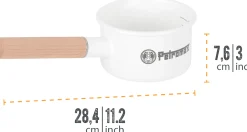 Enamel Pan 0.5L White