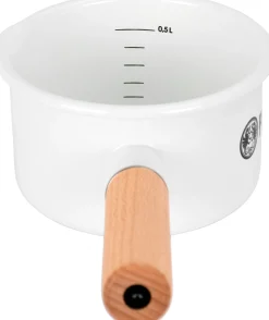 Enamel Pan 0.5L White