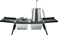 Fastfold Camp Table Charcoal BBQ Grill