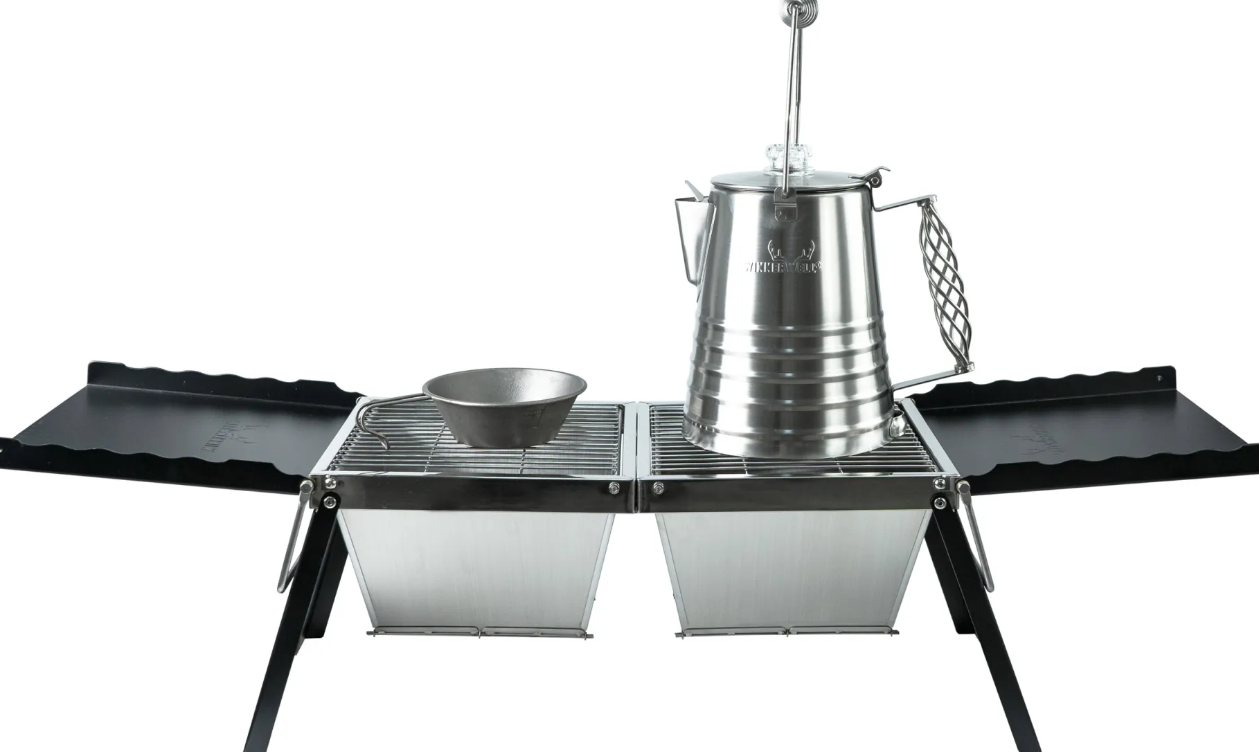 Fastfold Camp Table Charcoal BBQ Grill