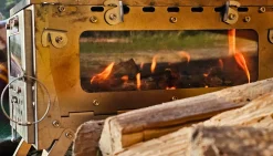 Fastfold Compact Camping Stove with 2 Windows