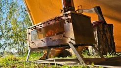 Fastfold Large Camping Stove with 2 Windows