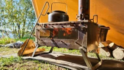 Fastfold Large Camping Stove with 2 Windows