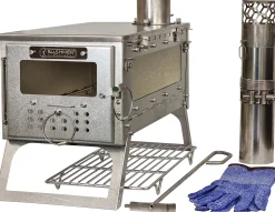 Fastfold Large Camping Stove with 2 Windows