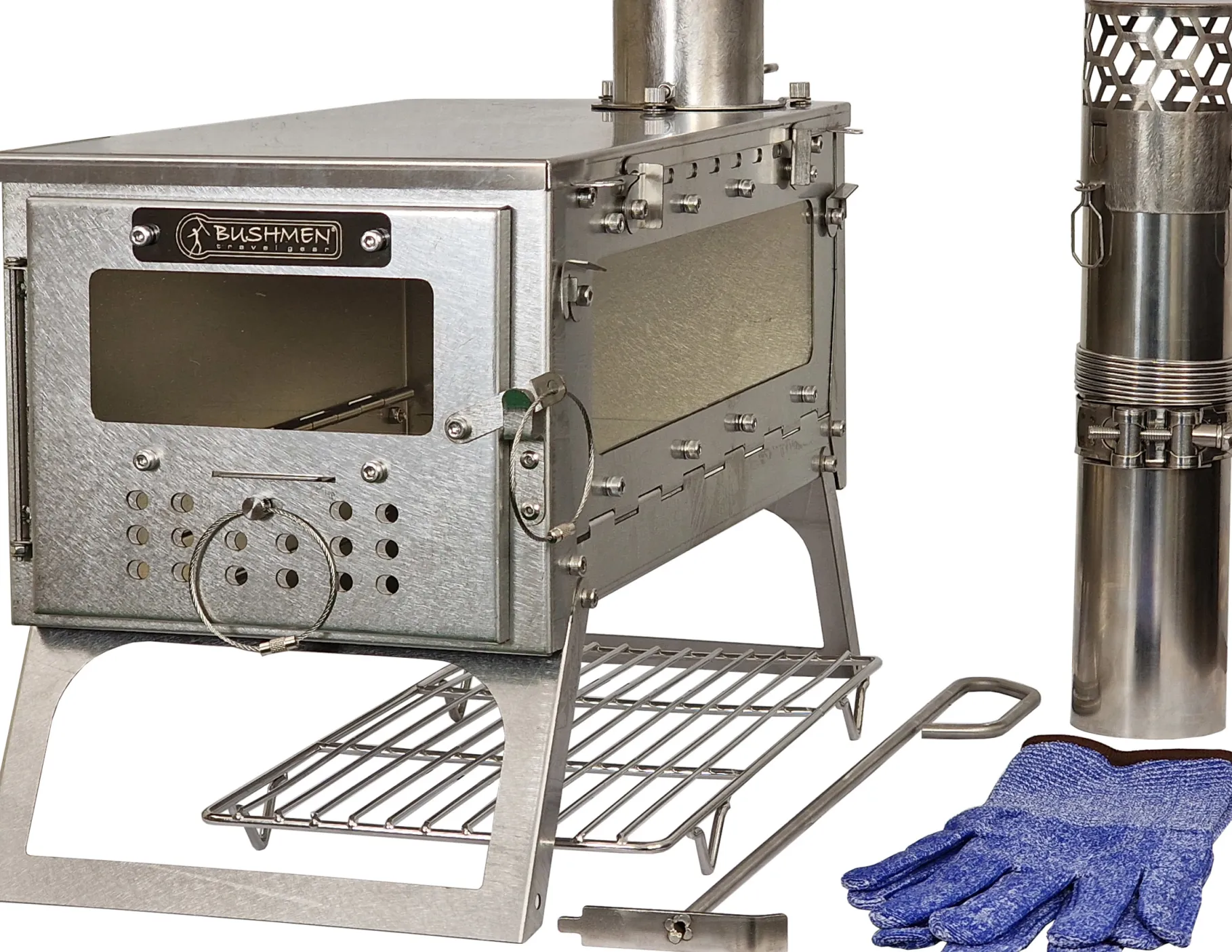 Fastfold Large Camping Stove with 2 Windows
