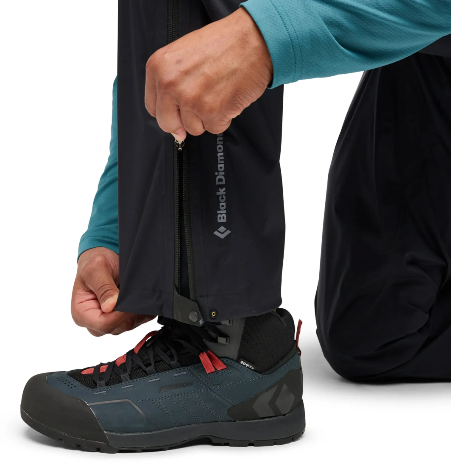 Fineline Stretch Full Zip Pants Herre