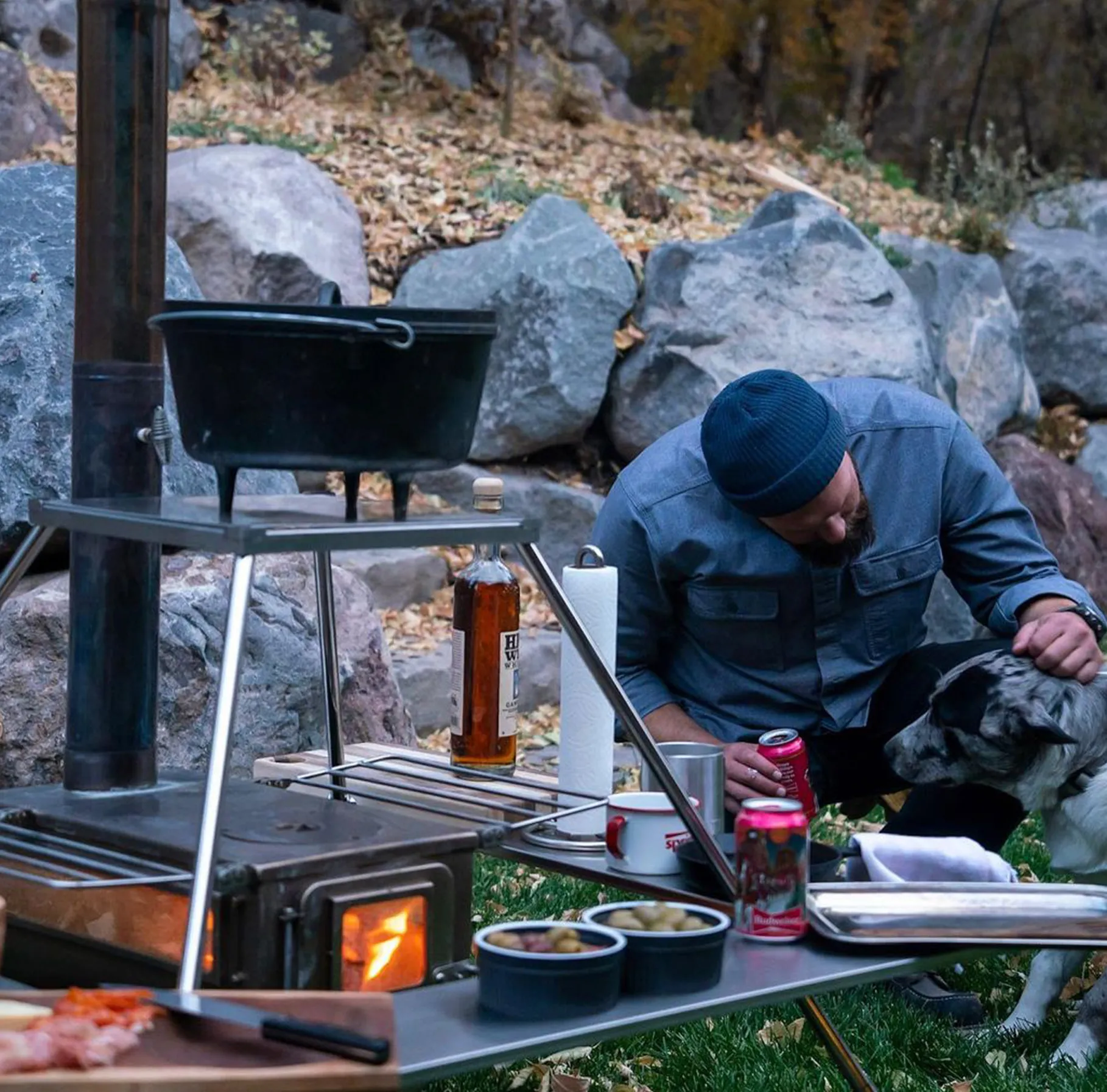 Fire Guard Stove Table