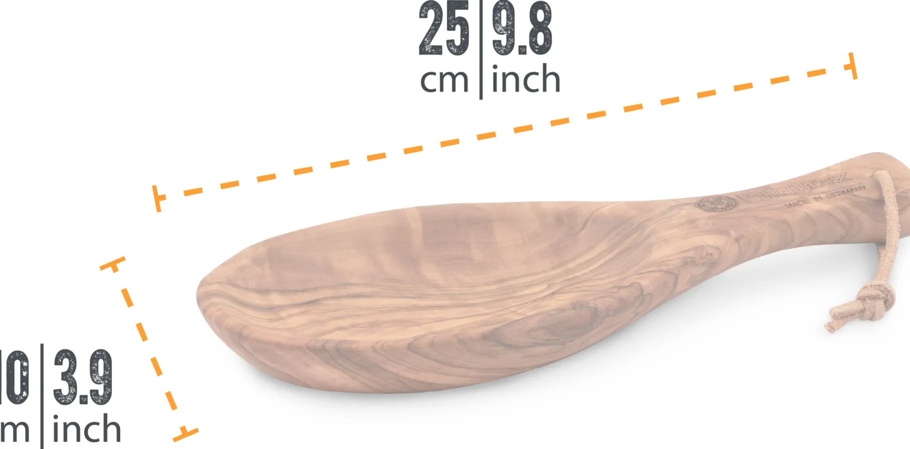 Flat Bowl 25 cm Olive Wood