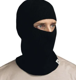 Flat Knit Balaclava Hat