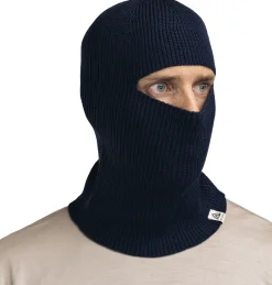 Flat Knit Balaclava Hat
