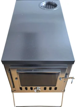 Foldable Stainless Steel Stove w/Pipe