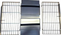 Foldable Stainless Steel Stove w/Pipe