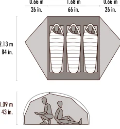 FreeLite 3 Ultralight, 3-Personers Telt