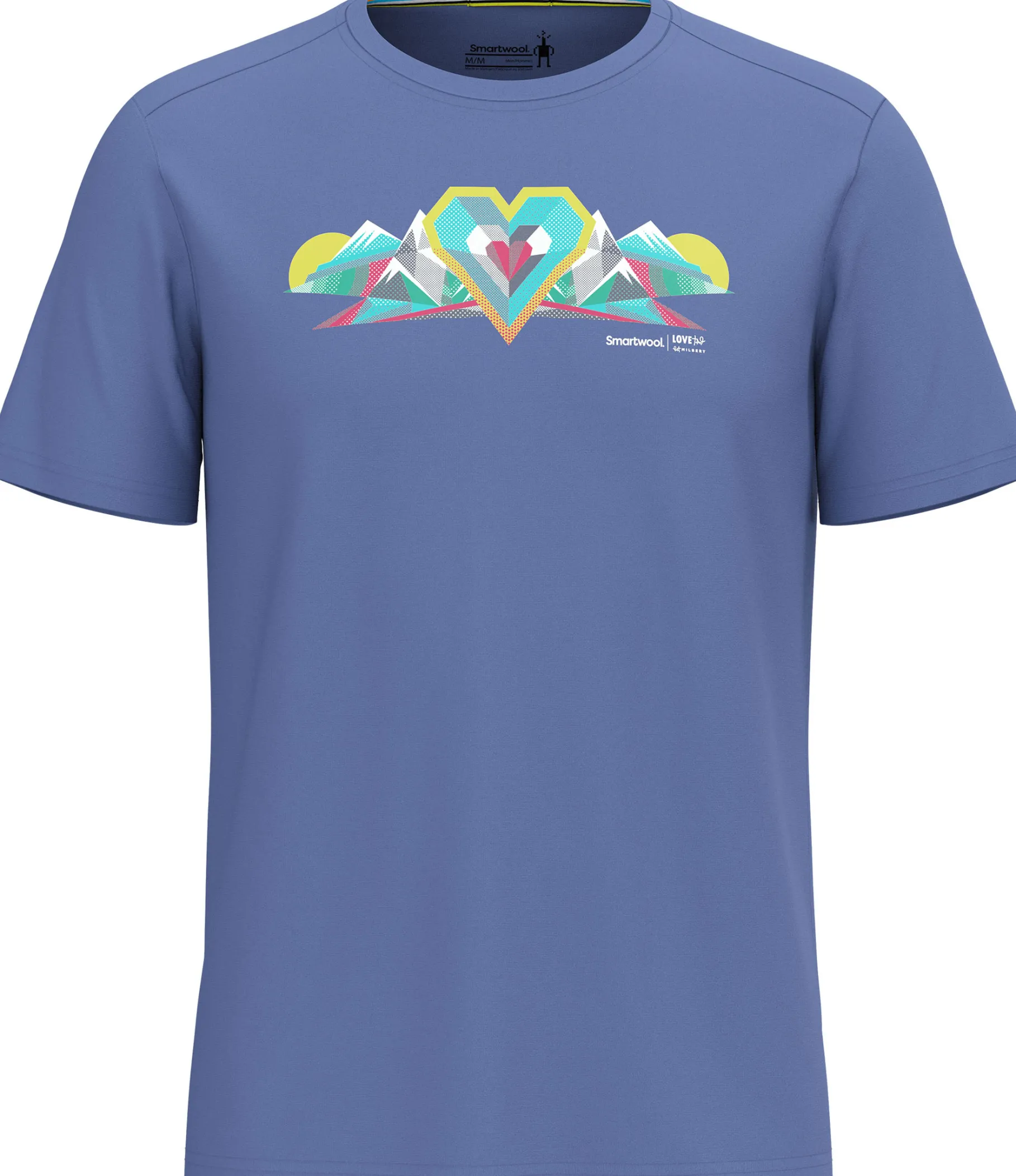 Geo Peaks Active Short Sleeve Graphic Tee Herre