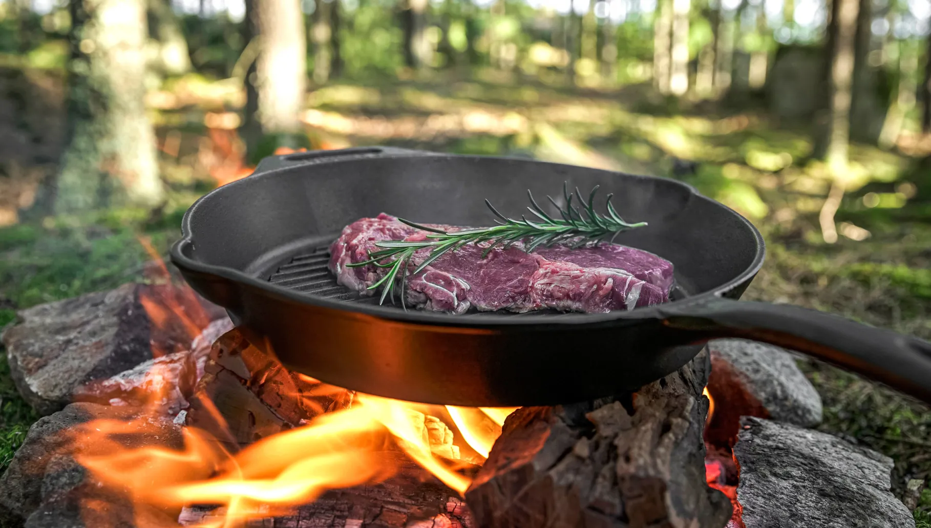 Grill Fire Skillet w/One Handle GP30