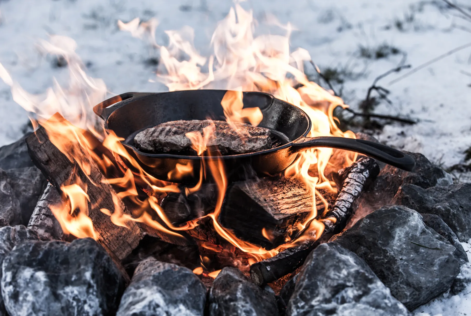 Grill Fire Skillet w/One Handle GP30
