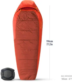 Hamelin Synthetic Sleeping Bag -9C/15F Regular Fibersovepose