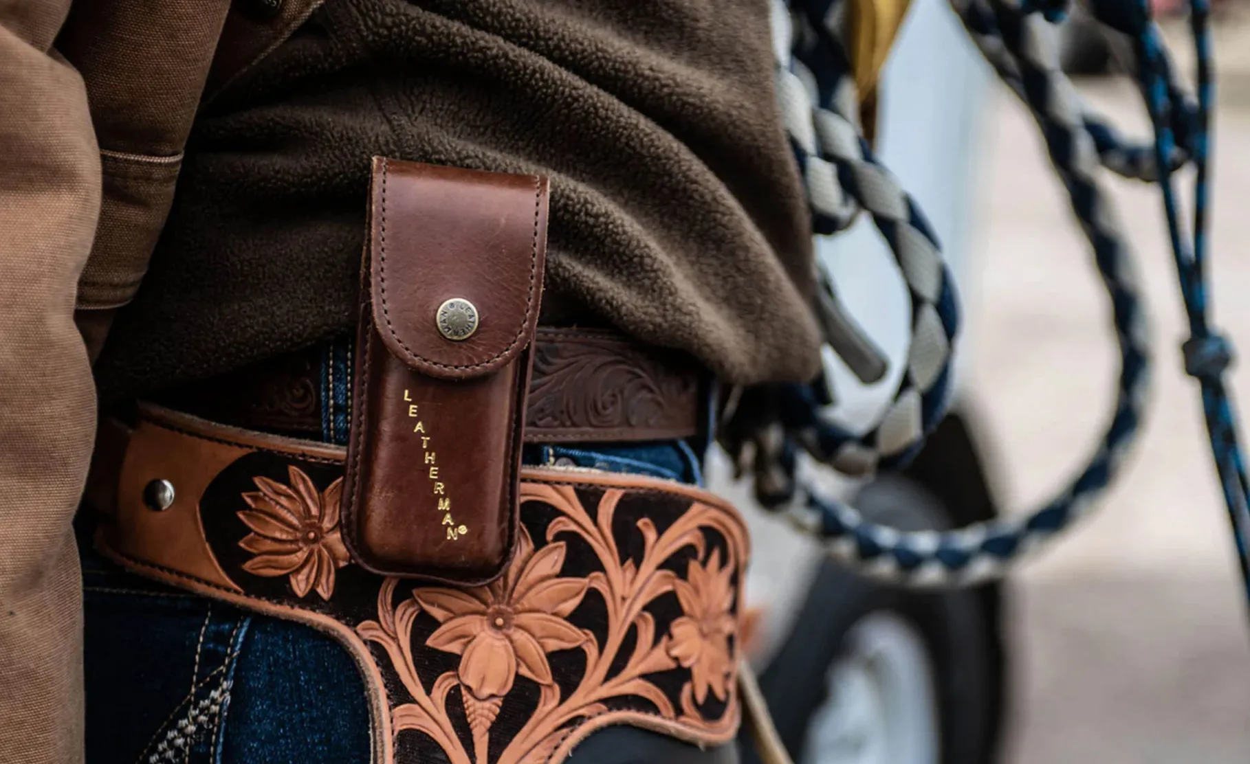 Heritage Leather Sheath, Medium Etui