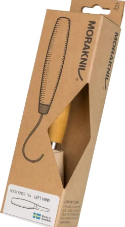 Hook Knife 164 Left Hand with Leather Sheath (S)