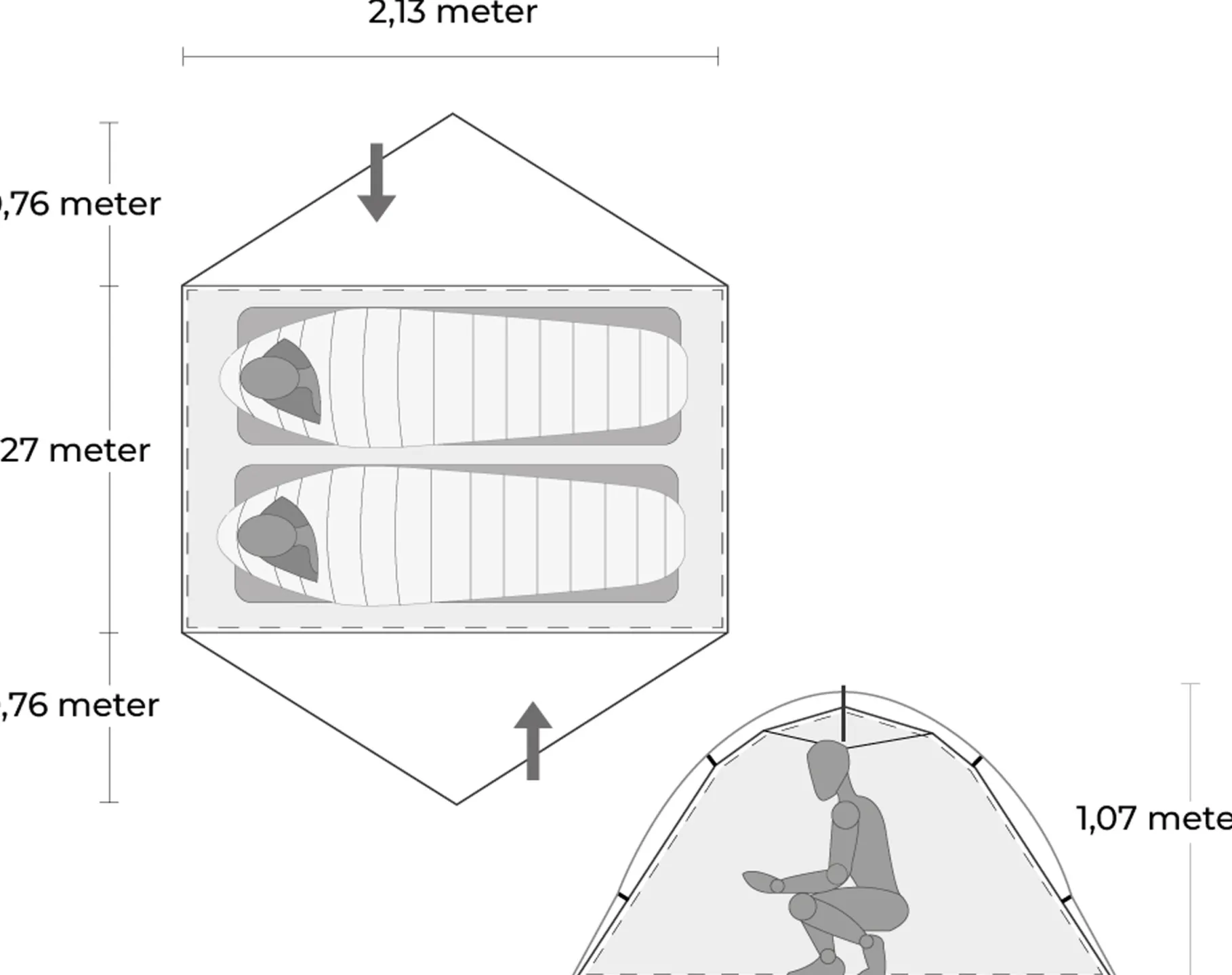 Hubba Hubba Bikepack 2, 2-Personers Telt